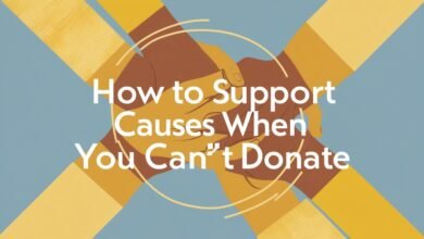 How to Support Causes When You Can't Donate