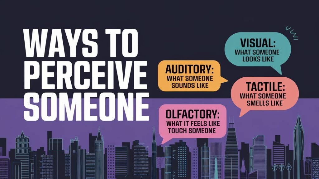 Core Methods for Perceiving Someone